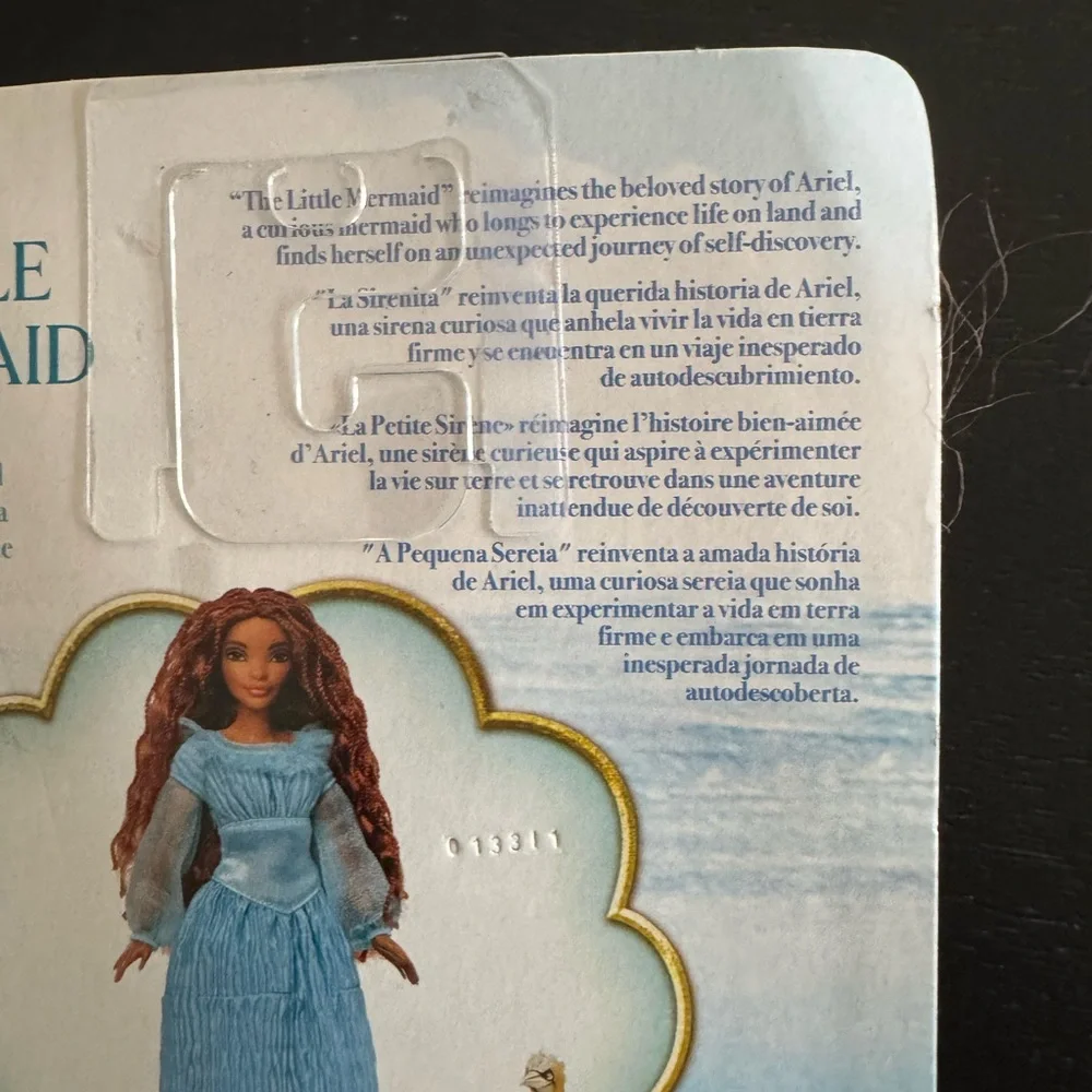 New Disney Little Mermaid Ariel Doll in Blue Dress